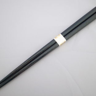 【イシオカ工芸】　箸　大　津軽塗　ななこ塗紺上