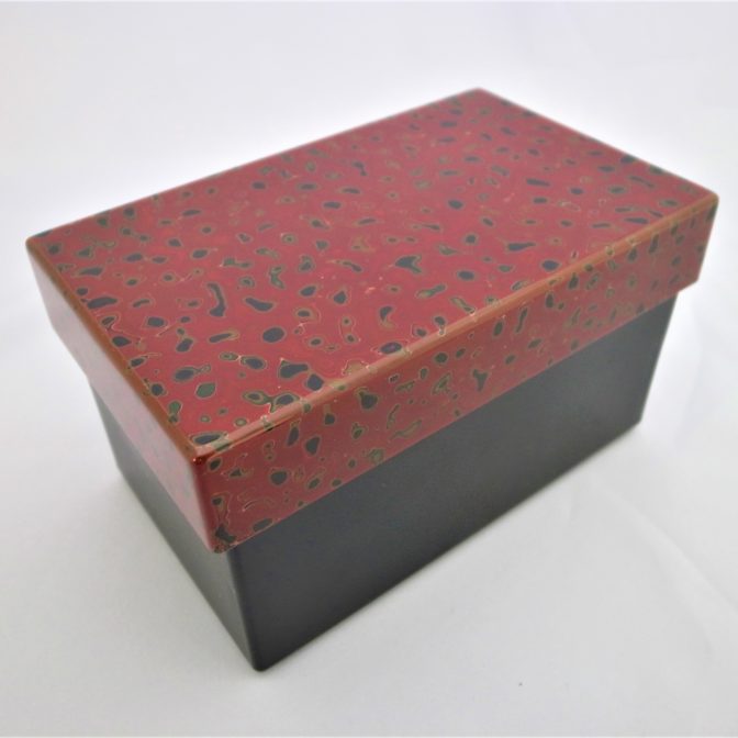 弁当箱津軽塗赤上