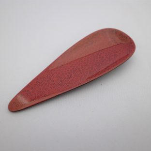 【イシオカ工芸】　茶味　P　津軽塗　ななこ塗赤上