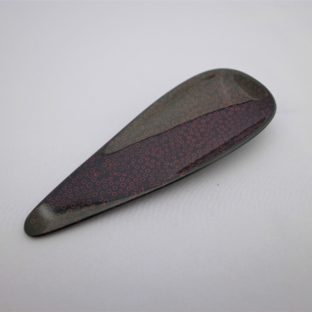 【イシオカ工芸】　茶味　P　津軽塗　ななこ塗黒上