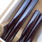 夫婦箸桐箱入ななこ黒2