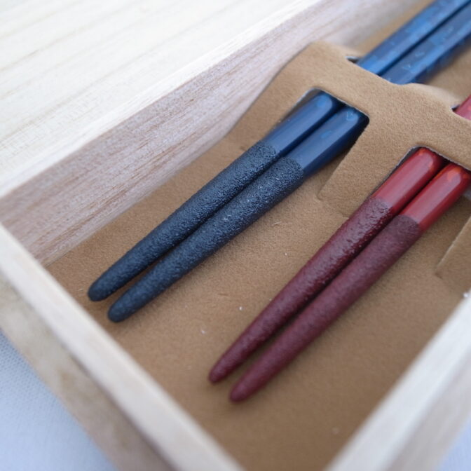 夫婦箸すべらずブルー・レッド3