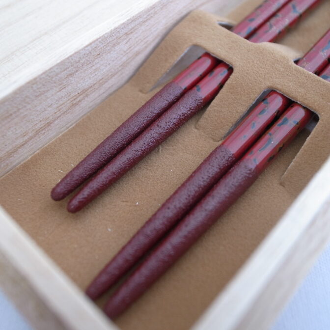 夫婦箸すべらず梨赤3