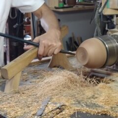 津軽塗のお椀・木地の製作について